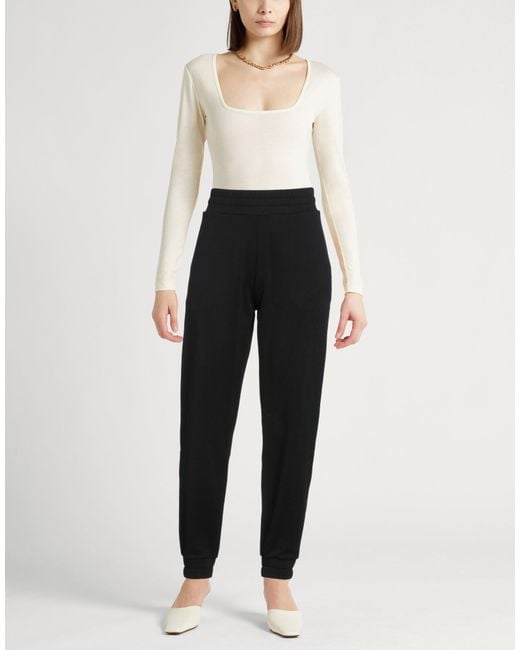 Moncler Black Pants Cotton