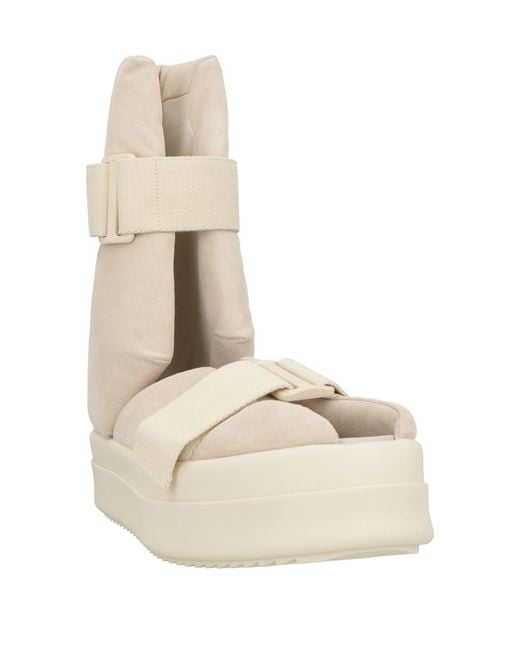 Rick Owens Natural Boot Leather for men