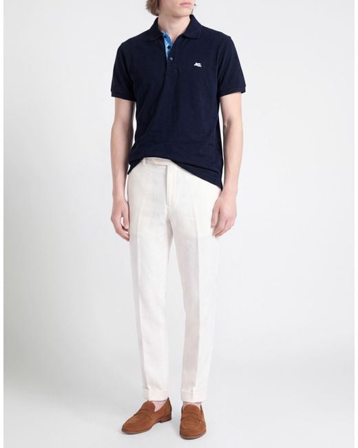 Polo Etro de hombre de color Blue
