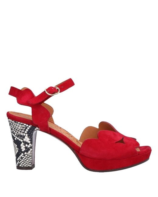 Chie Mihara Red Sandals Leather
