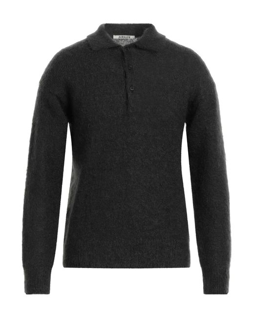 Auralee Black Sweater for men