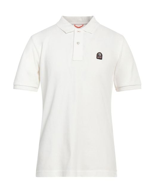 Parajumpers White Polo Shirt for men