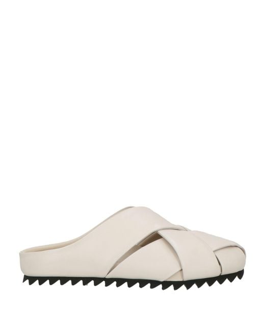 Officine Creative White Mules & Clogs