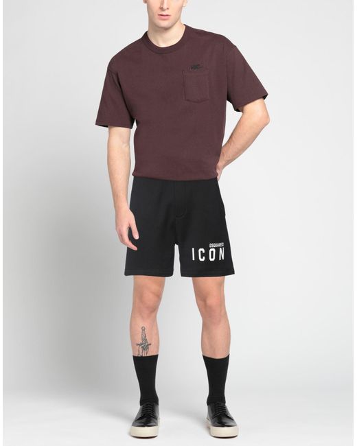DSquared² Black Shorts & Bermuda Shorts for men