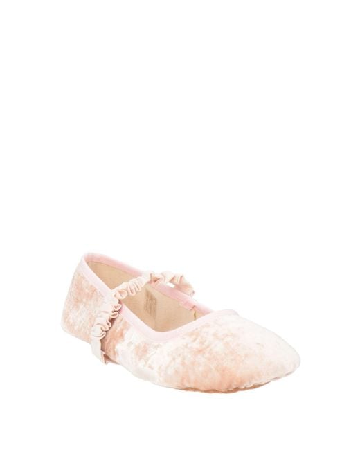 Daniela Gregis Pink Blush Ballet Flats Cotton