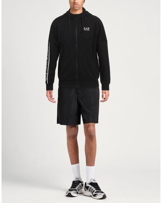 EA7 Black Sweatshirt for men