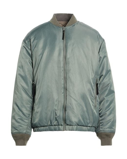Thisisneverthat Green Military Jacket Cotton, Nylon for men