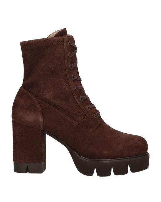 Stuart Weitzman Brown Ankle Boots
