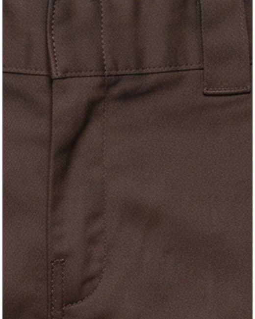 Dickies Brown Pants Polyester, Cotton for men