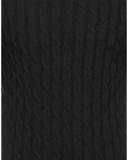 Alpha Studio Black Turtleneck for men