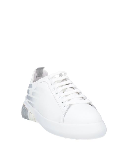 Emporio Armani White Sneakers Leather