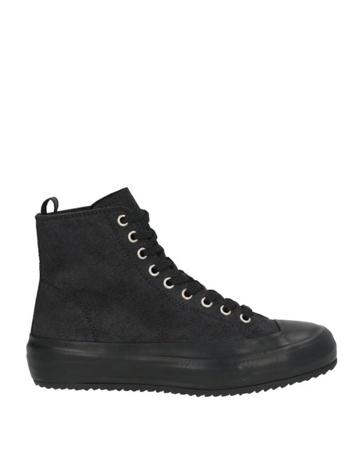 Officine Creative Black Sneakers Leather