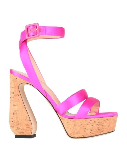 Sergio Rossi Pink Sandals