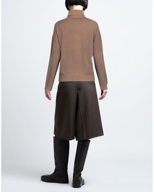 AROVESCIO Brown Rollkragenpullover