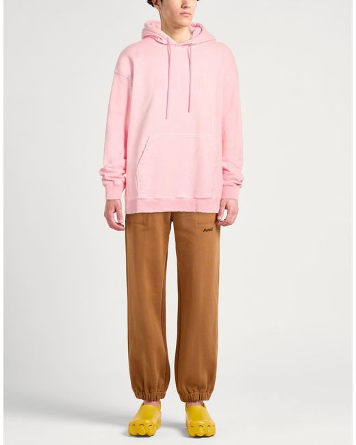 MSGM Pink Sweatshirt Cotton for men
