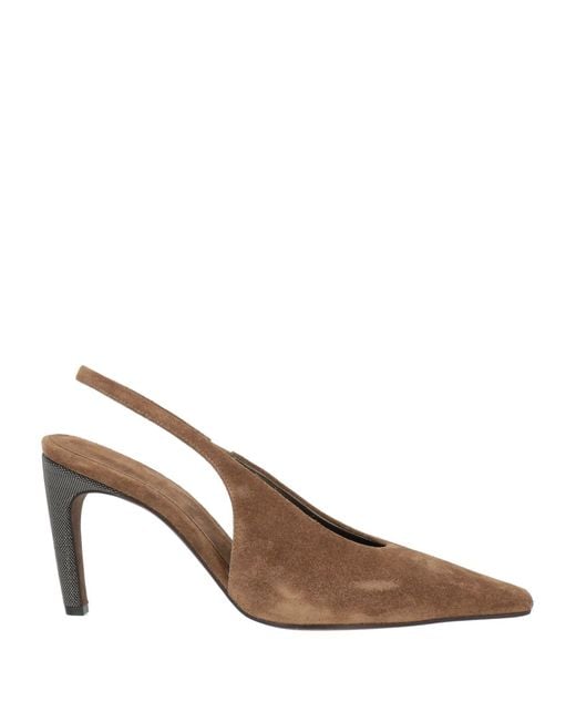Brunello Cucinelli Brown Pumps