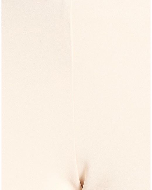 Sandro Ferrone Natural Pants Polyester, Elastane