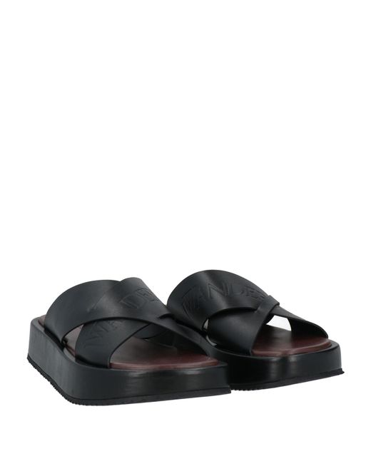 J.W. Anderson Black Sandals