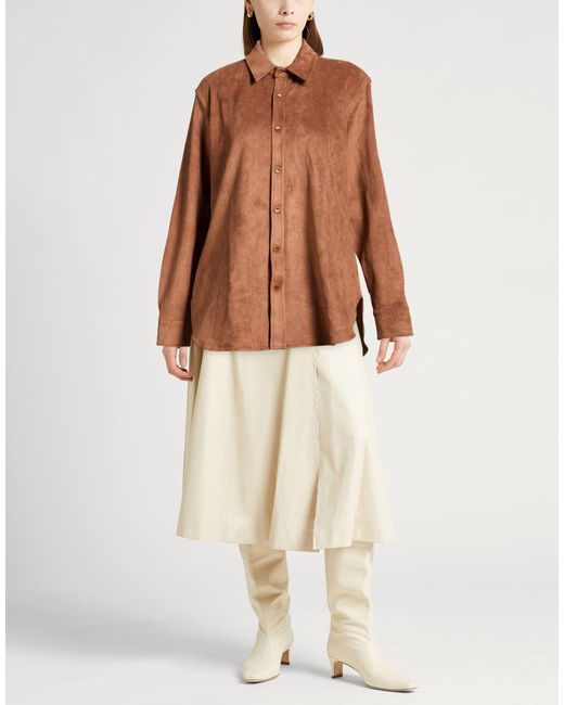 Tibi Brown Shirts