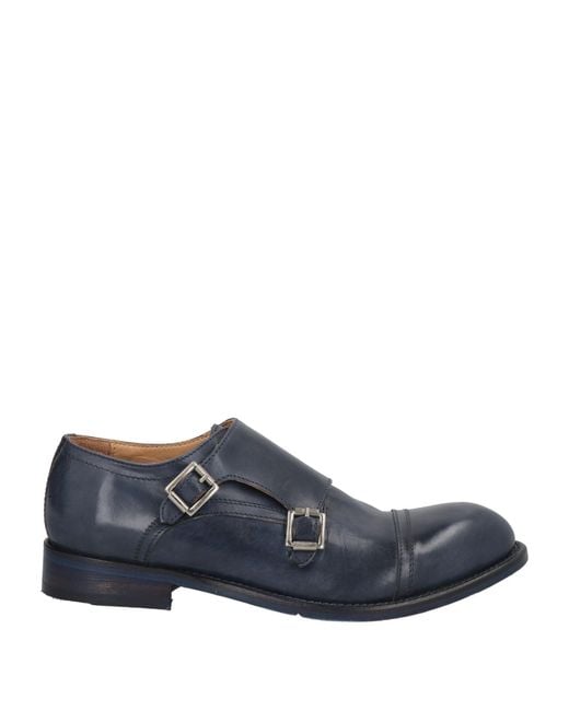 JP/DAVID Blue Loafers Leather