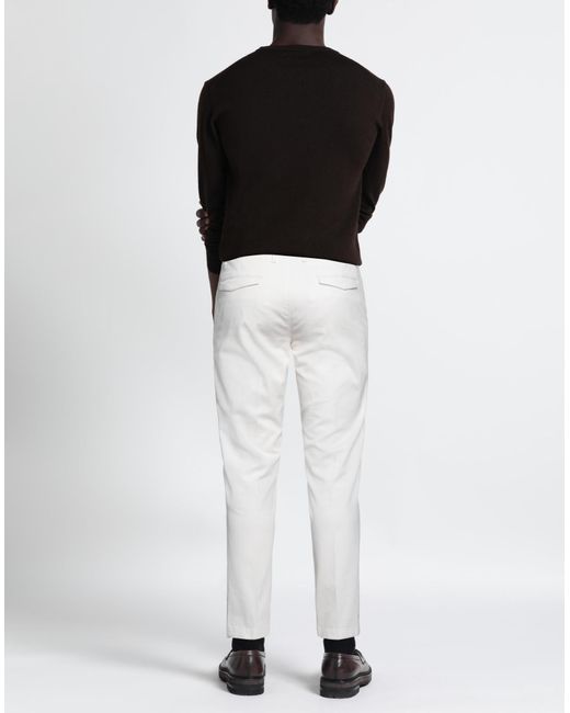Pantalone da Uomo di Les Copains in Bianco | Lyst