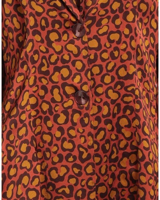 Siyu Brown Blazer Viscose