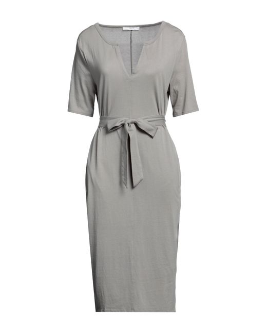 Yaya Midi Dress in Gray | Lyst