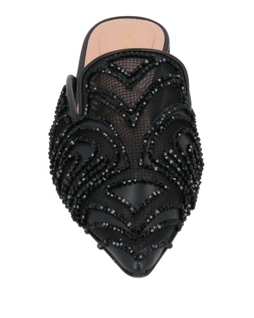 Alberta Ferretti Black Mules & Clogs