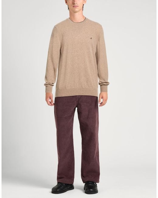 Brooksfield Natural Sand Sweater Virgin Wool for men