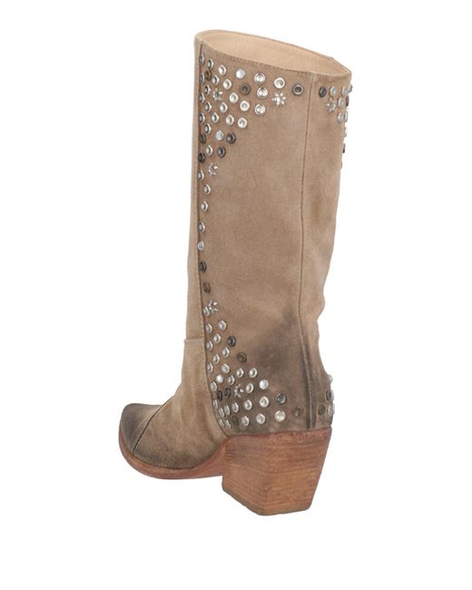 Elena Iachi Brown Ankle Boots