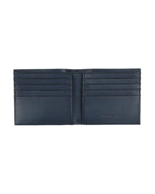 Emporio Armani Blue Wallet for men