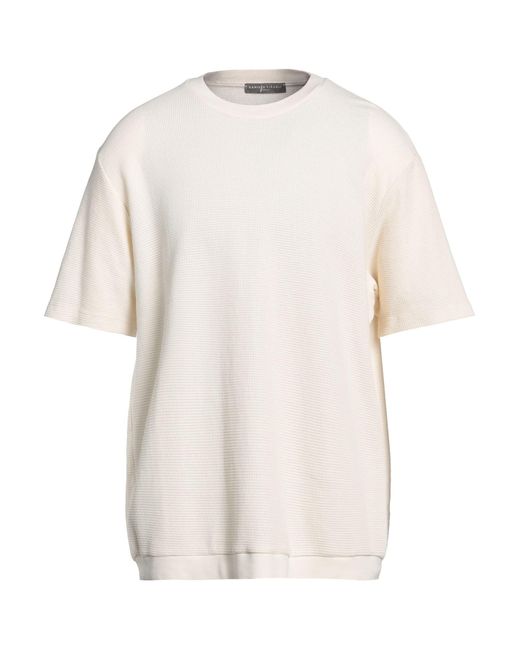 Daniele Fiesoli White Ivory Sweatshirt Cotton for men