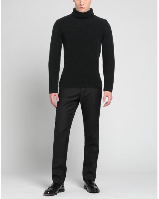 Gianni Lupo Black Turtleneck for men