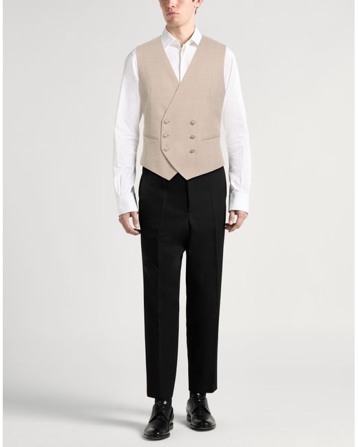 Tagliatore Natural Tailored Vest Virgin Wool, Cotton for men