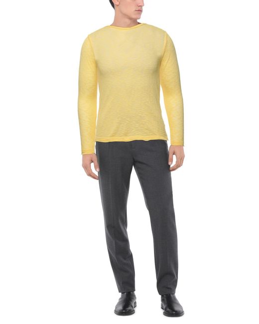 Stilosophy Yellow Sweater Cotton for men