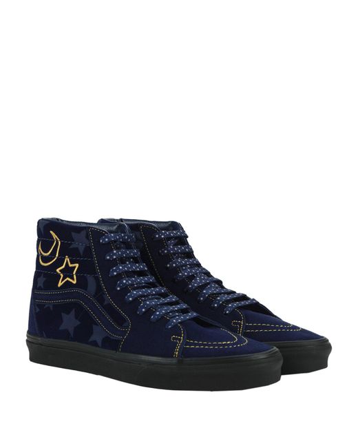 vans navy blue high tops