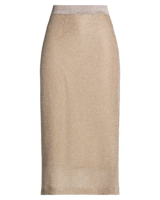 Tory Burch Natural Midi Skirts