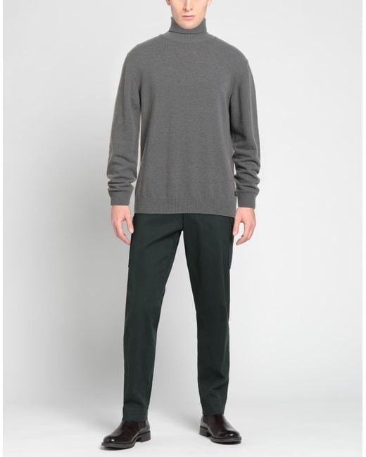 40weft Gray Turtleneck for men