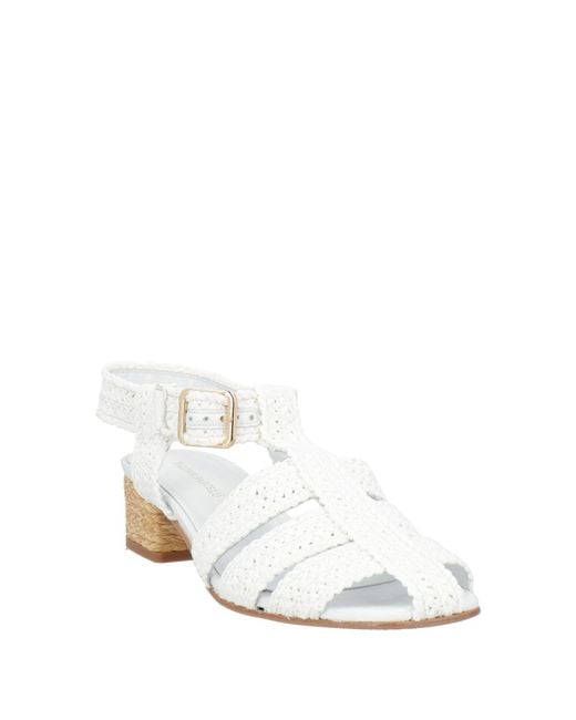 Paloma Barceló White Sandals