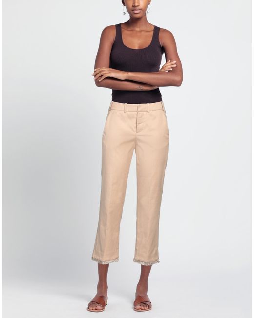 Zadig & Voltaire Natural Cropped Trousers