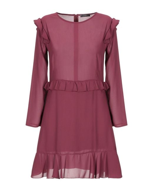 Soallure Purple Mini Dress
