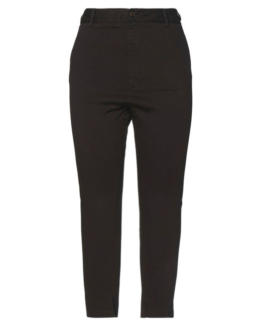 VIRNA DRÒ® Black Pants Cotton, Elastane