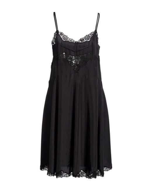Sportmax Black Midi Dress Polyester