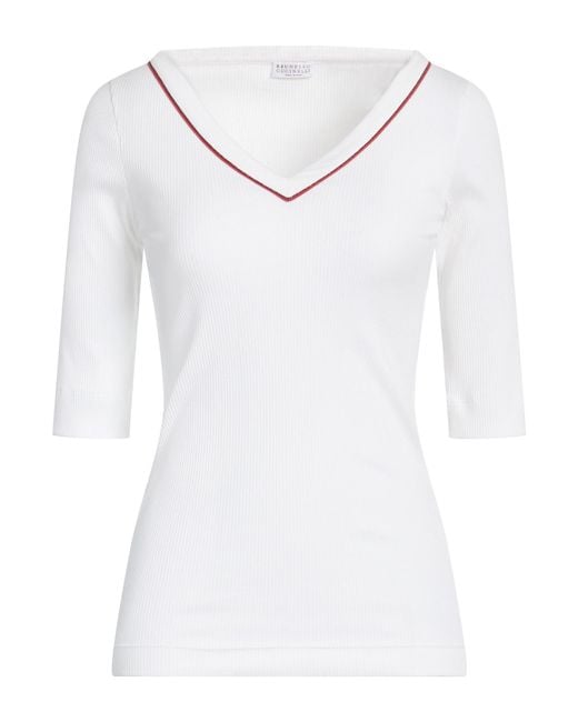 Brunello Cucinelli White T-Shirt