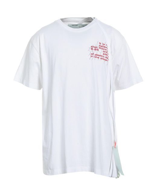 T-shirt di Off-White c/o Virgil Abloh in White da Uomo