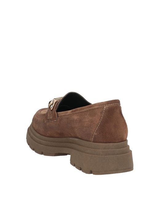 Divine Follie Brown Mokassin