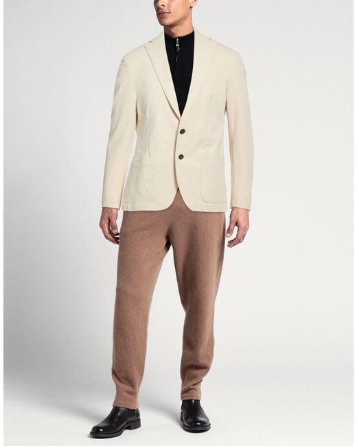 Fradi Natural Blazer Cotton, Polyamide, Elastane for men