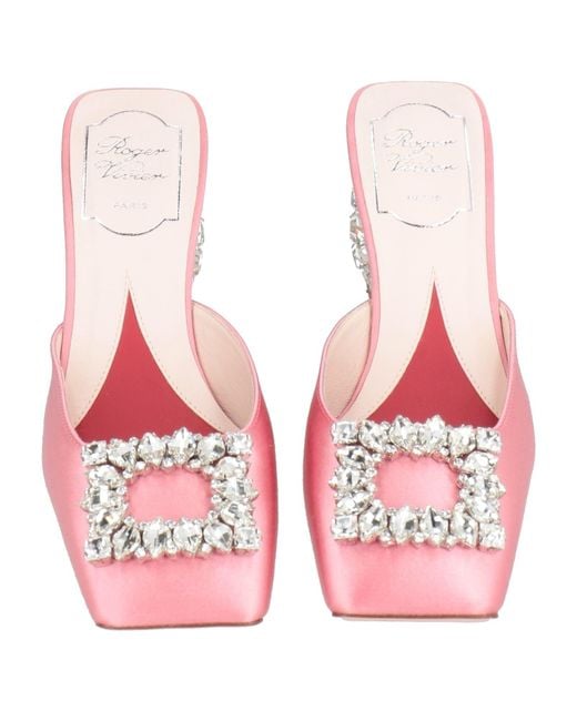 Roger Vivier Pink Mules & Clogs