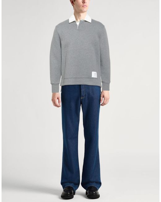 Thom Browne Gray Polo Shirts for men