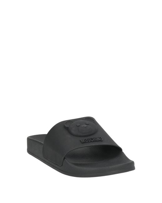 Moschino Black Sandals